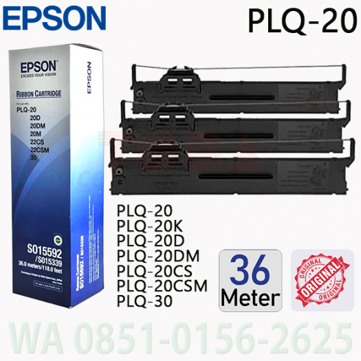 PITA PRINTE RIBBON KATRID PASSBOOK PRINTER EPSON PLQ20 S015339 / S0155921 PCS  - RCA-EPS-PLQ20O