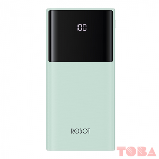 POWER BANK ROBOT RT190S 10.000 mAh - BIRU DUAL INPUT - PWB-RRT-190SBL