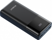 POWER BANK ROBOT RT22S 20.000 mAh - PUTIH DUAL INPUT - PWB-RRT-22S20W