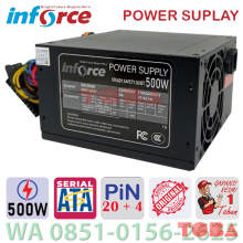 POWER SUPPLAY INFORCE 500WATT SATA - GARANSI - PSX-INF-500WST