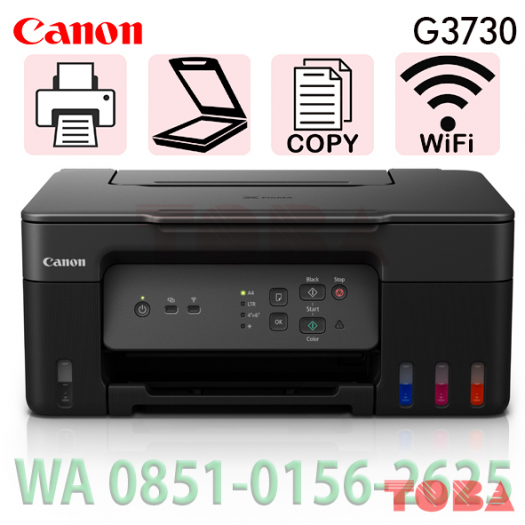 PRINTER CANON G3730 - MULTI FUNGSI PRINT SCAN COPY - PRN-CNN-G3730M