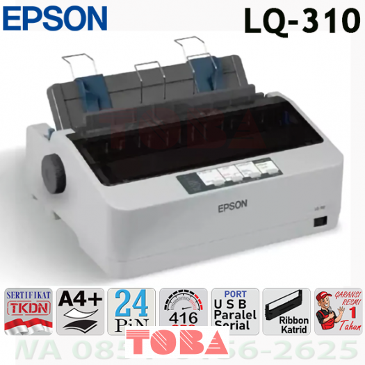 PRINTER EPSON DOT MATRIK LQ-310 A4 - TKDN - PRN-EPS-LQ310D