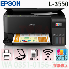 PRINTER EPSON ECO TANK L3550 PRIN SCAN COPY WIFI - PRN-EPS-L3550M