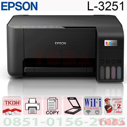 PRINTER EPSON STYLUS L3251 - WIRELESS - TKDN - PRN-EPS-L3251W