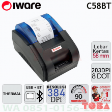 PRINTER TERMAL IWARE ULTRON BUETOOTH C58BT 58MM - PRN-IWR-C58BTU