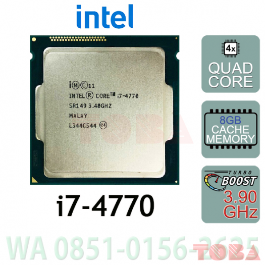 PROCESSOR INTEL CORE i7-4770 3.1GHZ TRAY  - PRC-ii7-4770TR