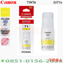 REFILL INK TINTA PRINTER CANON GI 71S YELLOW 40ML ORIGINAL - REF-CNN-Gi71SY