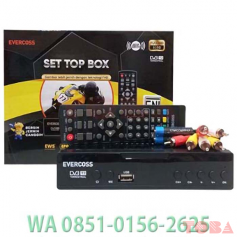 SET TOP BOX (STB) EVERCOSS DBV-T2 MAX MEGA BOX - STB-EVC-MAXSNI