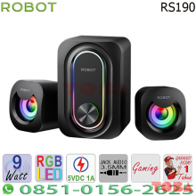 SPEAKER ROBOT RS190 2.1 9 WATT RGB - SPK-RBT-RS190B