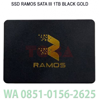 SSD RAMOS SATA III 1 TERA BITE BLACK GOLD - SSD-SAT-A1TBRG