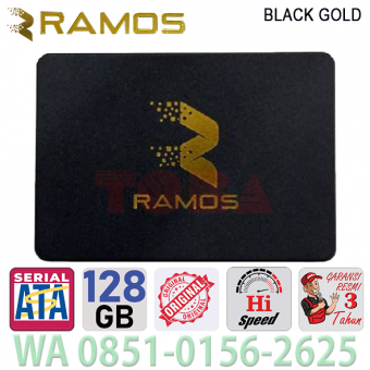 SSD RAMOS SATA III 128 GB BLACK GOLD - SSD-SAT-A128RG