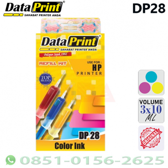 TINTA PRINTER REFFIL INK DATAPRINT DP28 TRI COLOR - REF-DTP-DP28CL