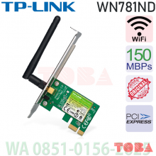 WiFi PCI EXPRESS CARD TP-LINK TL-WN781ND WIRELESS 150MBPS - PCE-TLW-N781ND